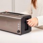 Black &amp Decker BXTO1500E Φρυγανιέρα 2 Θέσεων 1500W Inox