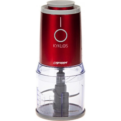 Gruppe Kyklos PDH402 PL Πολυκόπτης Multi 400W με Δοχείο 500ml Red