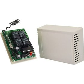 Δέκτης Τηλεχειρισμού Συστημάτων Συναγερμού Ασύρματος 4 Καναλιών YET404PC