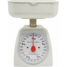 Ankor 805723 Αναλογική Ζυγαριά Κουζίνας 40gr/5kg Λευκή Ankor 805723 Αναλογική Ζυγαριά Κουζίνας 40gr/5kg Λευκή