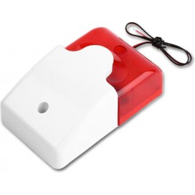 Σειρήνα Συστημάτων Συναγερμού Πανικού Piezzo Εσωτερικού Χώρου 12V HS-157-RD