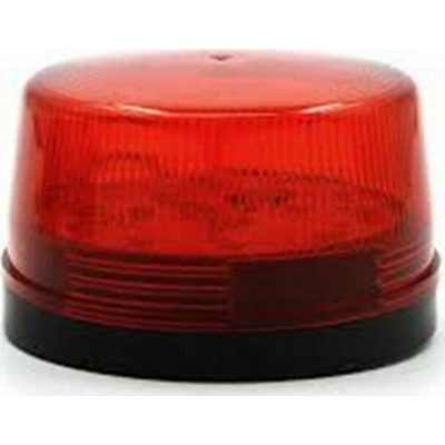 Φάρος Συστημάτων Συναγερμού Strobe LED Εσωτερικών &amp Εξωτερικών Χώρων 12V Κόκκινος HS-156-RD