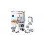 Bosch MC812S844 Πολυμίξερ 1250W με Κάδο 3.9lt και Κανάτα Μπλέντερ Λευκό