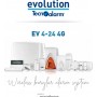 Tecnoalarm Evolution LCD Πληκτρολόγιο Συναγερμού με Οθόνη σε Λευκό Χρώμα 0562-1080