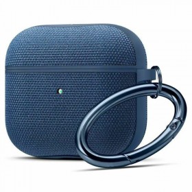 Spigen Urban Fit Θήκη Σιλικόνης με Γάντζο σε Navy Μπλε χρώμα για Apple AirPods 3 Spigen Urban Fit Θήκη Σιλικόνης με Γάντζο σε Navy Μπλε χρώμα για Apple AirPods 3