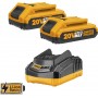 Ingco CIWLI 2001 Brushless Μπουλονόκλειδο 20V 2x2Ah με Υποδοχή 1/2"