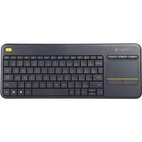 Logitech K400 Plus Ασύρματο Πληκτρολόγιο με Touchpad Αγγλικό US Μαύρο Logitech K400 Plus Ασύρματο Πληκτρολόγιο με Touchpad Αγγλικό US Μαύρο