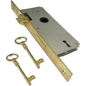 Domus Χωνευτή Κλειδαριά 40mm με 2 Κλειδιά σε Χρυσό Χρώμα 80140 Domus Χωνευτή Κλειδαριά 40mm με 2 Κλειδιά σε Χρυσό Χρώμα 80140