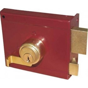 Domus ABBA Κουτιαστή Κλειδαριά Δεξιά σε Κόκκινο Χρώμα 36050R Domus ABBA Κουτιαστή Κλειδαριά Δεξιά σε Κόκκινο Χρώμα 36050R