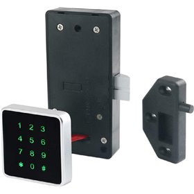 Kerong Ηλεκτρονική Κλειδαριά σε Μαύρο Χρώμα KR-S123C Kerong Ηλεκτρονική Κλειδαριά σε Μαύρο Χρώμα KR-S123C