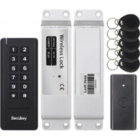 Secukey Ηλεκτρονική Κλειδαριά σε Μαύρο Χρώμα WS1-A KIT