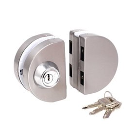 M-170 Κλειδαριά Γυάλινης Πόρτας σε Ασημί Χρώμα PS-102398