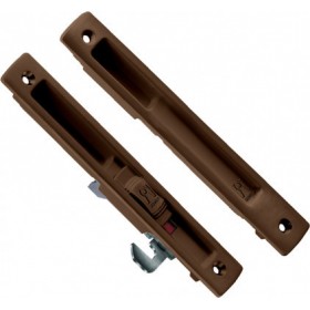 Domus Kliklok Κλειδαριά Συρόμενων Θυρών σε Καφέ Χρώμα 7610X Domus Kliklok Κλειδαριά Συρόμενων Θυρών σε Καφέ Χρώμα 7610X