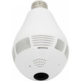 Κρυφή Κάμερα Παρακολούθησης με Υποδοχή για Κάρτα Μνήμης Wifi Λάμπα V380