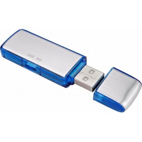 Κοριός Παρακολούθησης Χωρητικότητας 8GB USB Stick σε Ασημί Χρώμα SK-858-Blue