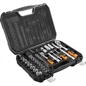 Neo Tools 08-673 Καστάνια με Καρυδάκια 1\2" &amp 1\4" 73τμχ