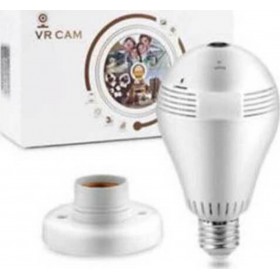 Κρυφή Κάμερα Παρακολούθησης με Υποδοχή για Κάρτα Μνήμης Λάμπα VR Cam 3D VR-V9-C