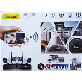 Andowl Ολοκληρωμένο Σύστημα CCTV με 4 Κάμερες Q-S4i Andowl Ολοκληρωμένο Σύστημα CCTV με 4 Κάμερες Q-S4i