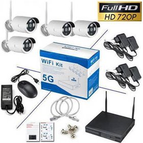 NVR Kit 5G Ολοκληρωμένο Σύστημα CCTV Wi-Fi με 4 Ασύρματες Κάμερες