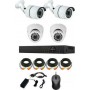 Ολοκληρωμένο Σύστημα CCTV με 4 Κάμερες KIT4-VDT20-SHK60-FH200E