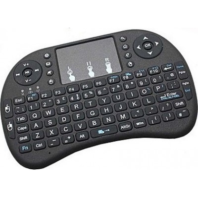 Wireless QWERTY Keyboard Πληκτρολόγιο με Touchpad Αγγλικό US