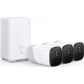 Anker Ολοκληρωμένο Σύστημα CCTV Wi-Fi με Control Hub και 3 Ασύρματες Κάμερες FHD T88423D2