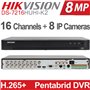 Hikvision DS-7216HUHI-K2 Καταγραφικό HVR 16 Καναλιών με Ανάλυση 4K