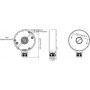 Hikvision Βάση για Κάμερες Συστημάτων CCTV Λευκή DS-1280ZJ-DM18