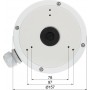 Hikvision DS-1280ZJ-M Βάση για Κάμερες Συστημάτων CCTV Λευκή
