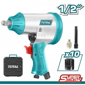 "Total TAT41125 Αερόκλειδο 1/2"" με Μέγιστη Ροπή 31.8kgm" Total TAT41125 Αερόκλειδο 1/2" με Μέγιστη Ροπή 31.8kgm