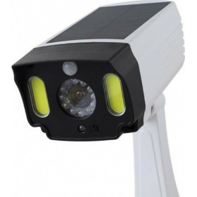 Ψεύτικη Κάμερα Παρακολούθησης Τύπου Bullet Λευκή Αδιάβροχη Ηλιακή με Λαμπάκι LED CTK-PS-T28-OEM Ψεύτικη Κάμερα Παρακολούθησης Τύπου Bullet Λευκή Αδιάβροχη Ηλιακή με Λαμπάκι LED CTK-PS-T28-OEM