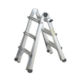 Multiladder Πολυμορφική Σκάλα Αλουμινίου 4x3 Μαύρη