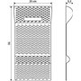 Lampa Στοπ Τροχών 52x25cm 62101