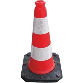 Doorado Πλαστικός 50 cm με βαριά λαστιχένια βάση Κώνος Κυκλοφορίας PARK-DH-PE-1