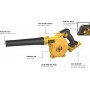 Dewalt DCV100 Φυσητήρας Χειρός Μπαταρίας με Ρύθμιση Έντασης Solo