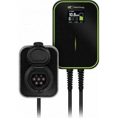 Green Cell Επιτοίχιος Σταθμός Φόρτισης Wallbox GC EV PowerBox 22kW Type 2 Socket EV15