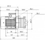 Grundfos CM3-5 Ηλεκτρική Οριζόντια Φυγοκεντρική Αντλία Επιφάνειας 500W