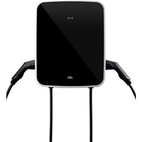 Abl-Sursum Επιτοίχιος Σταθμός Φόρτισης eMH3 Twin Master Τριφασικός 22kW 32A με Δύο Καλώδια Φόρτισης Τύπου 2 3W2225