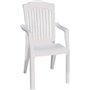 Καρέκλα Εξωτερικού Χώρου Πλαστική Star Λευκό 57x54x90εκ.