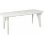 Πλαστικό Τραπέζι Εξωτερικού Χώρου Lipari Λευκό 180x90x72cmΚωδικός: Ε363 