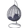 Κούνια Φωλιά Nest/13 Rattan με Βάση Μαύρη Μ102xΠ102xΥ200εκ.