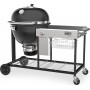 Weber Ψησταριά Κάρβουνου 61x61cm με καπάκι Summit Kamado S6 Black