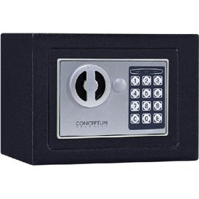 Conceptum 20E Mini Safebox Χρηματοκιβώτιο με Ψηφιακό Κλείδωμα Black Διαστάσεων Μ31xΠ20xΥ20cm με Βάρος 5kg 105751 Conceptum 20E Mini Safebox Χρηματοκιβώτιο με Ψηφιακό Κλείδωμα Black Διαστάσεων Μ31xΠ20xΥ20cm με Βάρος 5kg 105751