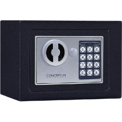 Conceptum 20E Mini Safebox Χρηματοκιβώτιο με Ψηφιακό Κλείδωμα Black Διαστάσεων Μ31xΠ20xΥ20cm με Βάρος 5kg 105751