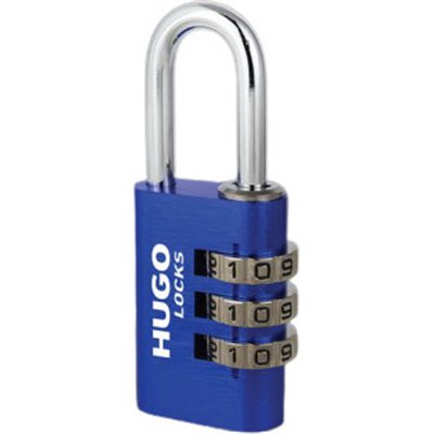 Hugo Locks PA30 Λουκέτο Πέταλο Συνδυασμού Μπλε 60307