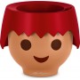 Lechuza Playmobil Ojo Γλάστρα Αυτοποτιζόμενη Fire Red 21x15.8cm