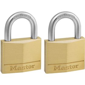 Master Lock 150EURΤ Λουκέτο Πέταλο με Κλειδί 50mm 2τμχ 150500112