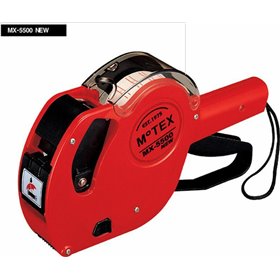 Motex MX-5500 Μηχανικός Ετικετογράφος Χειρός Μονός σε Κόκκινο Χρώμα Motex MX-5500 Μηχανικός Ετικετογράφος Χειρός Μονός σε Κόκκινο Χρώμα
