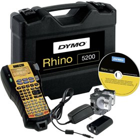 Dymo Rhino 5200 Kit Ηλεκτρονικός Ετικετογράφος Χειρός σε Κίτρινο ΧρώμαΚωδικός: S0841430  Dymo Rhino 5200 Kit Ηλεκτρονικός Ετικετογράφος Χειρός σε Κίτρινο ΧρώμαΚωδικός: S0841430