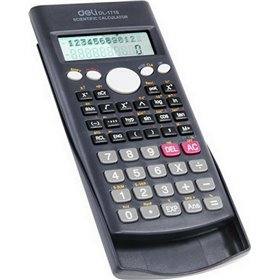 Deli Αριθμομηχανή Επιστημονική 1710 12 Ψηφίων σε Μαύρο Χρώμα